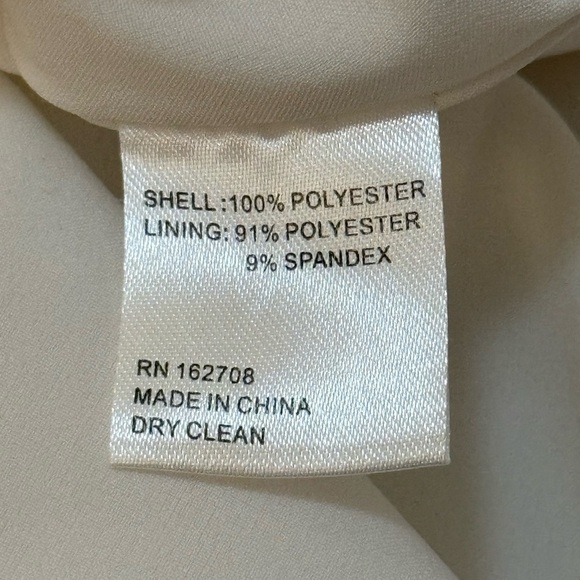 LDT white button down belt loop maxi dress women’s size 4 - Picture 9 of 9